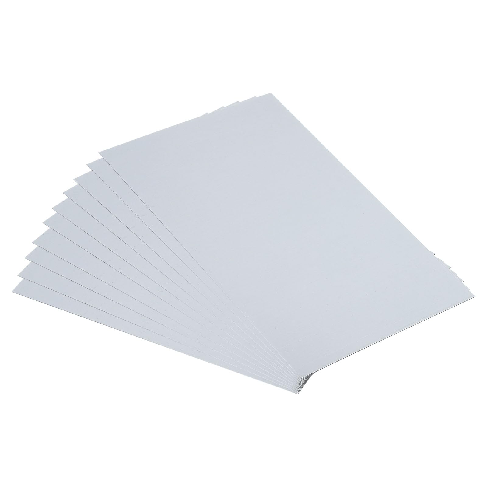 PATIKIL 10 Pezzi di Lamiera Zincata, Pannelli di Lamiera Zincata da 15x10 Cm, Spessore 0,5 Mm, per Riparazioni di Coperture, Lavori Artistici Fai-Da-Te