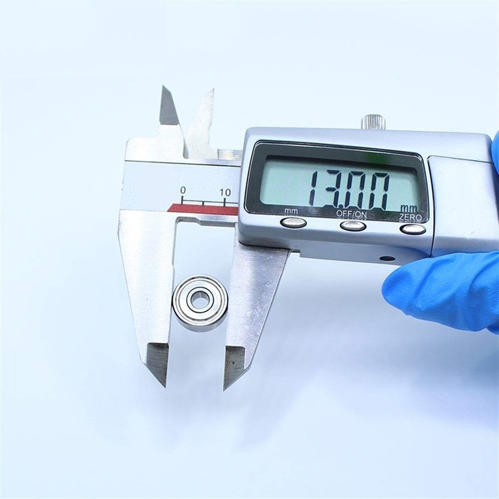 624ZZ ABEC-5 10 sztuk 4x13x5mm Miniaturowe łożyska kulkowe Głębokie rowki do cięcia drutu maszynowego 624-2Z Łożysko 624 ZZ