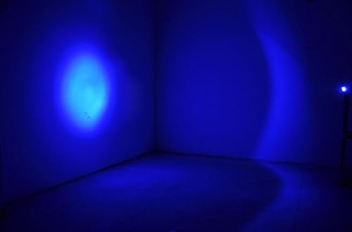 Vista 32 de ENUOLI - Mini luz estroboscópica LED de color blanco con 24 LED superbrillantes de control de velocidad variable para clubes, Navidad, efectos