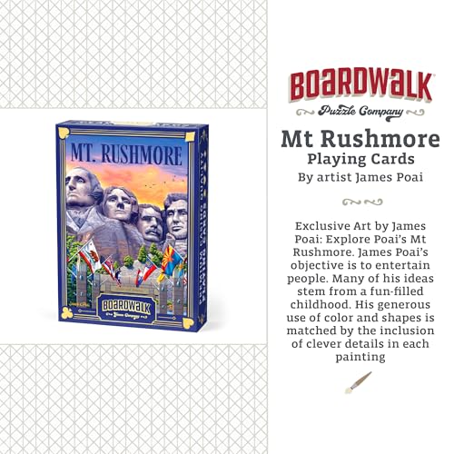 Naipes Póker Boardwalk Mt. Rushmore miniatura 6