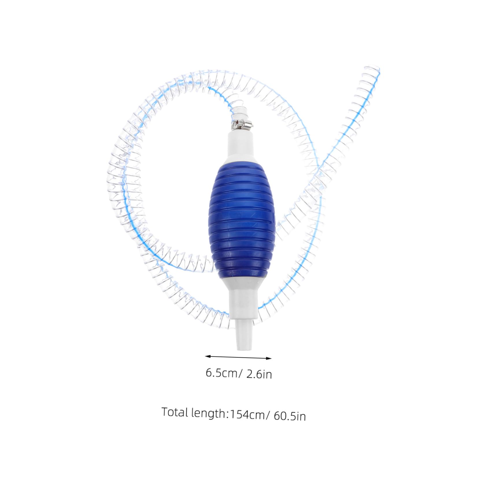 SOLUSTRE Manual Siphon Pump for Efficient Liquid Transfer Hand Operated Gas Pump for Water Oil Diesel More Durable Plastic Hose for Quick Fluid Extraction
