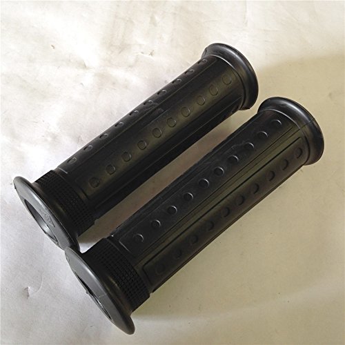 HK- Circle Style H Grips Black Compatible with ATV QUAD WATERCRAFT ATV RECON Kawasaki Brute Force Prairie BRUIN GRIZZLY KODIAK(7/8