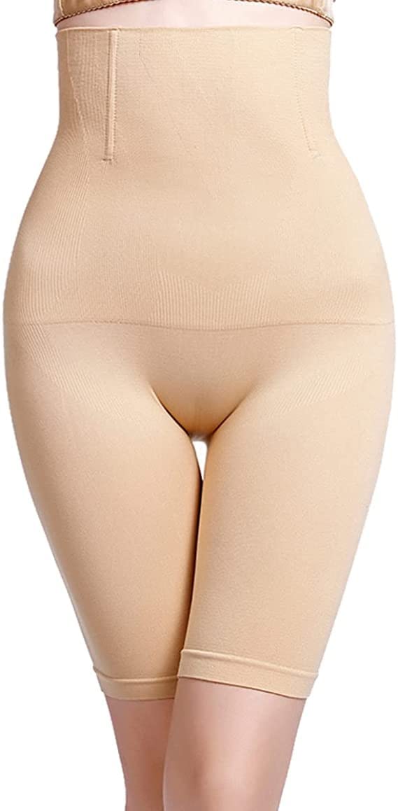 Women's Seamless Butt Lifter Waist Trainer Tummy Control High Waist Thigh Shaper Shapewear, Beige (Size-XL-XXL)-image-30