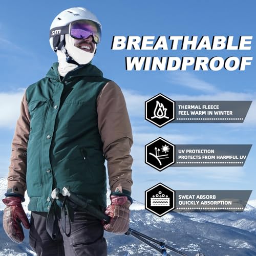 Image of ROCKBROS Windproof Thermal Balaclava Ski Mask for Men and Women Cycling