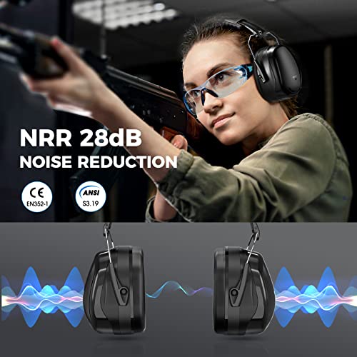 CGZZ Safety Earmuffs, Black, One Size - Image 2