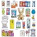 Brown Easter Basket for Kids and Adults (55ct) - Already Filled Easter Gift Basket with Plush Easter Bunny, Candy, Snacks, and Treats - Boys, Girls, Grandchildren, Young Children, Toddlers, Men, Women
