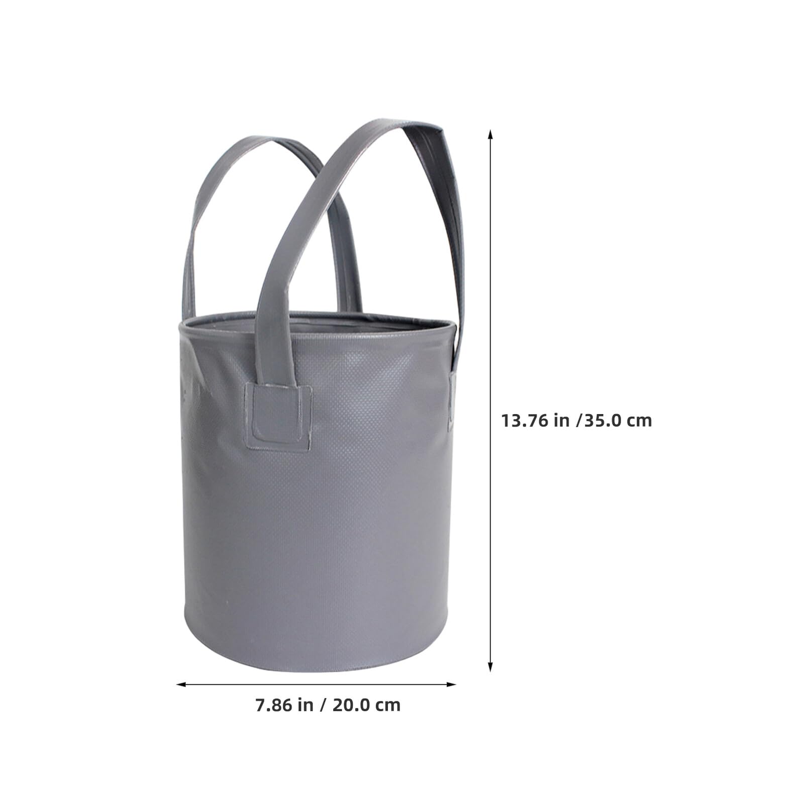 DECHOUS Seau de Pêche PVC Grosse Capacité avec Poignée pour Eau Extérieure