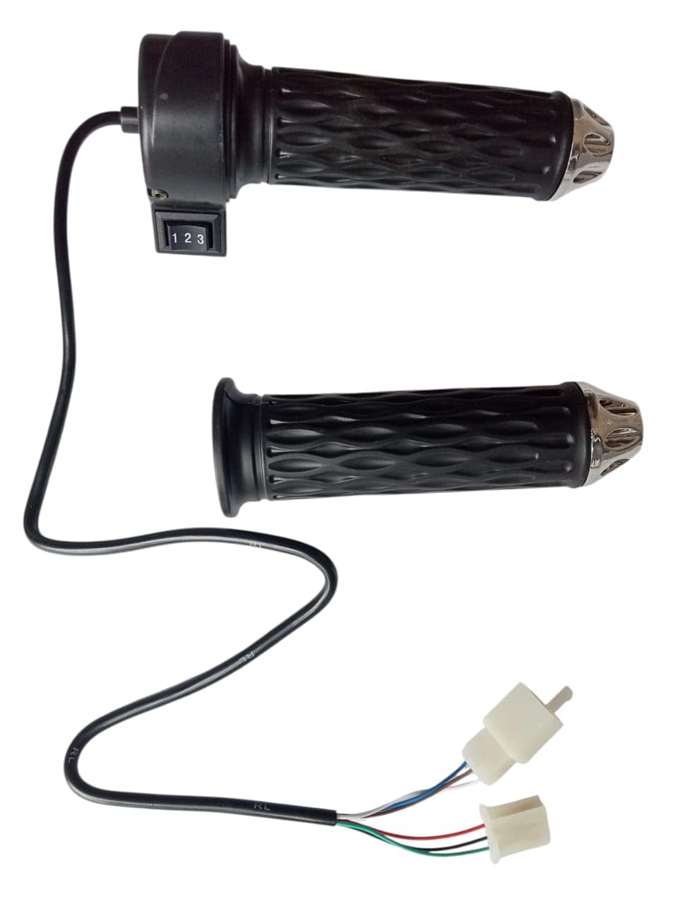 E-Trendo Throttle 24V 36V 48V 60V 72V Compatible With Electric Scooty/Scooter E-Bike, E-Cycles, E-Rickshaw, E-kit | Three Speed Mode-image-11