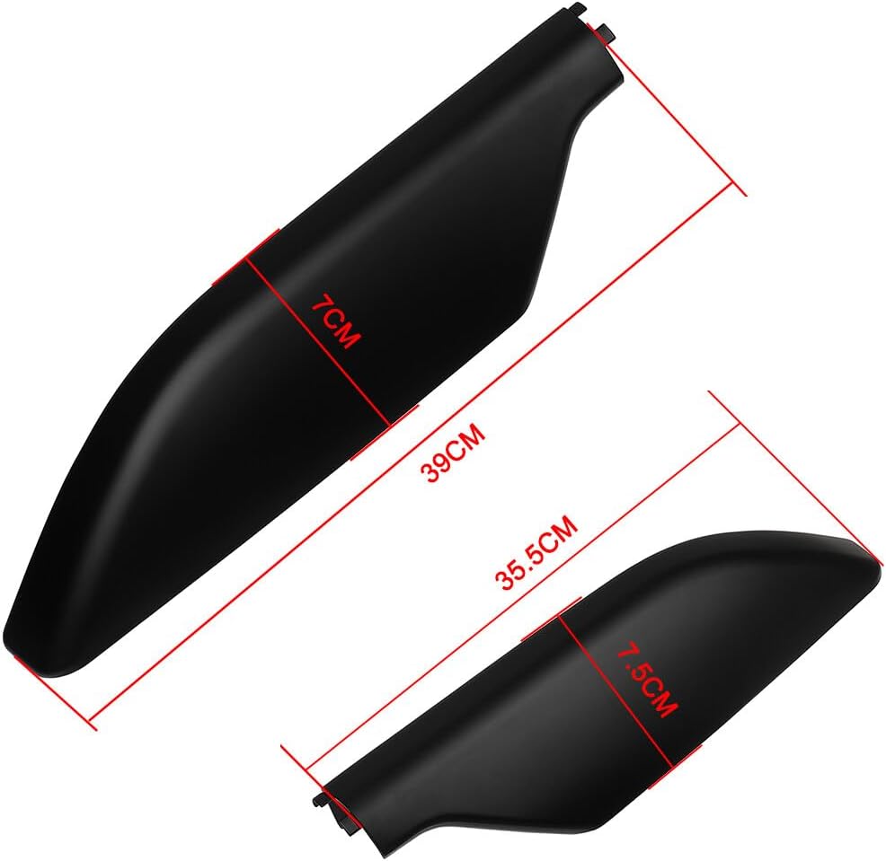 4PCS Black Roof Rack Cover Compatible with for Toyota for Land Cruiser Prado FFj120 2003-2009 Roof Rails Rack End Cap Cover Shell