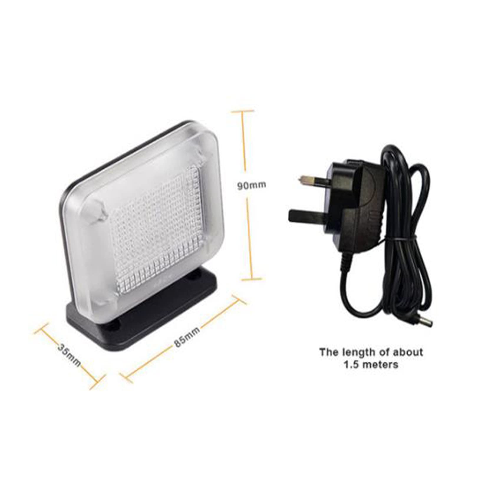 Simulateur TV LED avec protection contre le cambriolage – Faux éclairage TV 2 W avec minuterie et capteur de lumière, alimenté par USB – Améliore la sécurité de la maison avec 4 modes – Alimentation