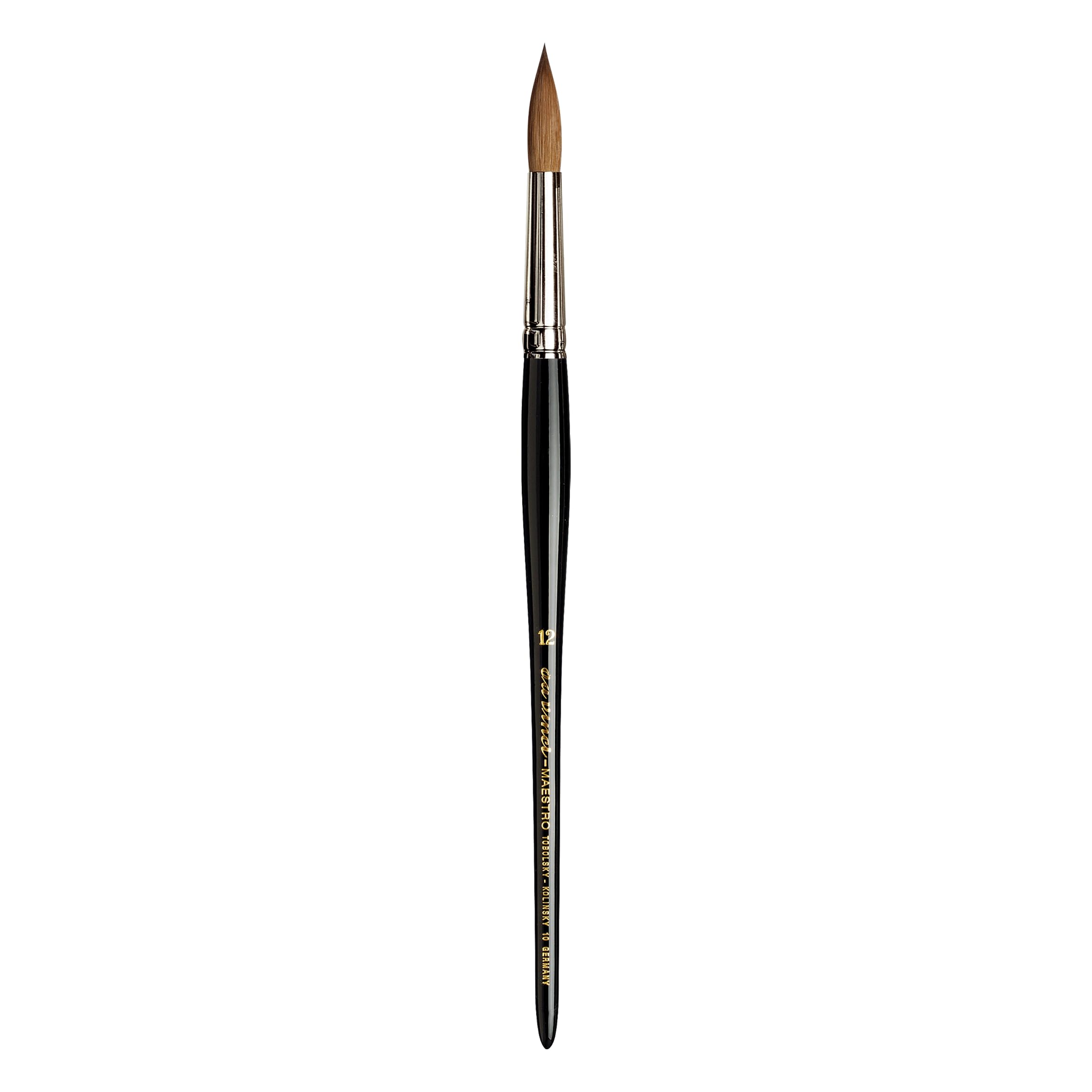 da Vinci Watercolor Series 10 Maestro Paint Brush, Round Kolinsky Red Sable, Size 12