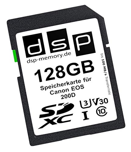 Scheda di memoria da 128 GB V30 per Canon EOS 200D...