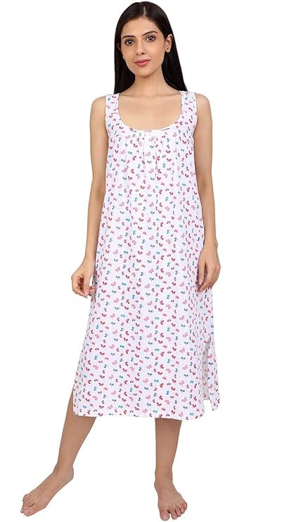 Image of TWGE Cotton Full Length Camisole for Women
