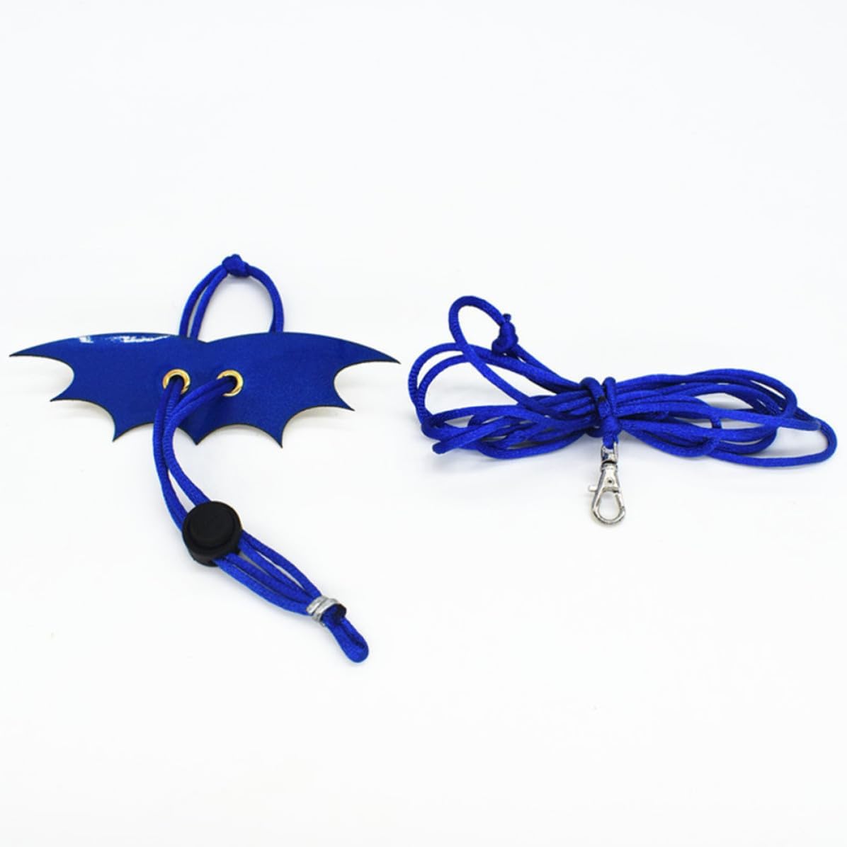 YARNOW 2pcs Small Animal Harness Leash for Hamster Guinea Pig and Mouse, Soft Cloth Adjustable Rope with Bat Wing Design, Full Protection for Stomach and Neck, Size S