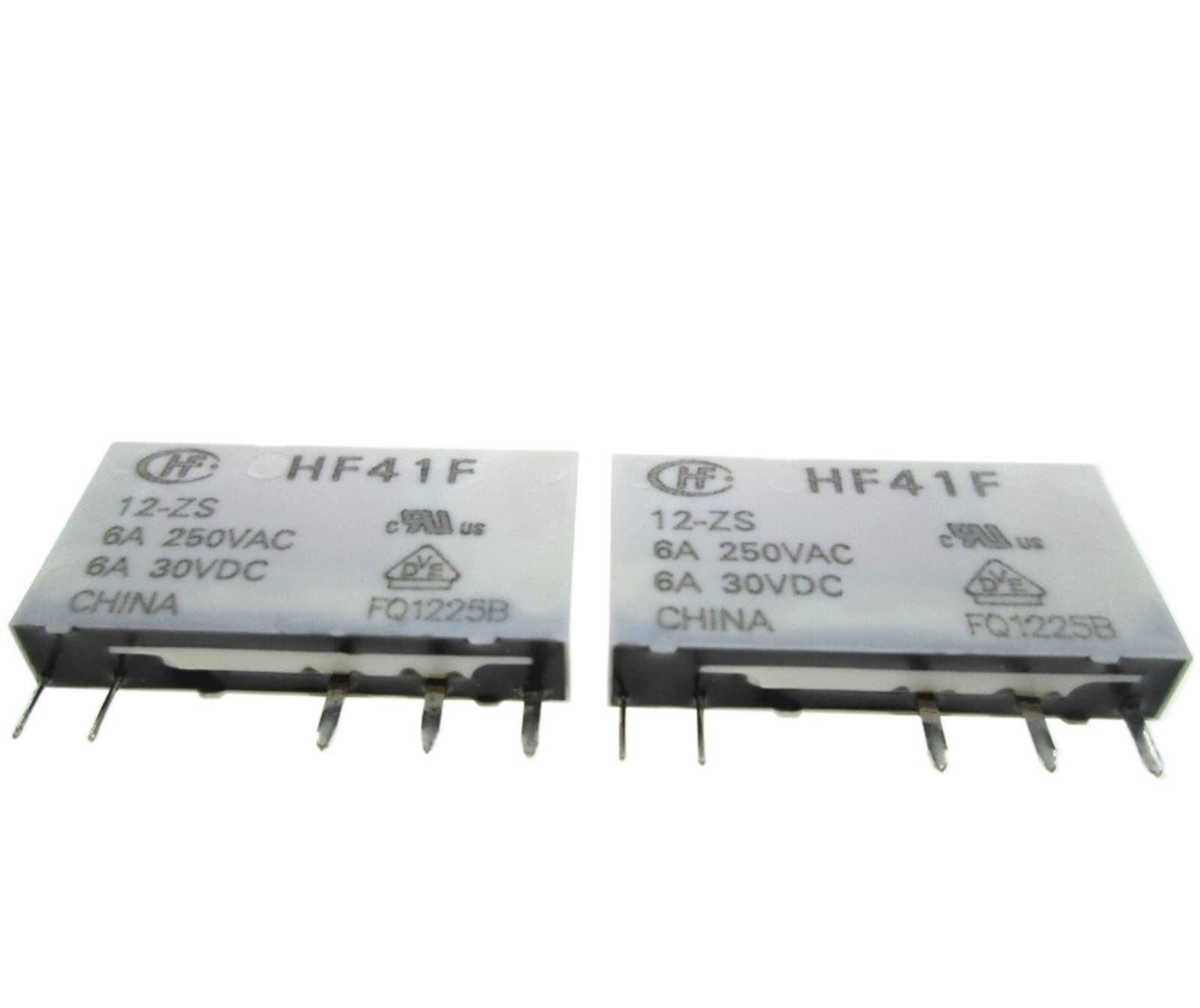 GJZIFGFWQ Relay HF41F-12-ZS HF41F 12-ZS HF41F-12vdc HF41F12ZS 12VDC DC12V 12V 6A 250VAC 5PIN