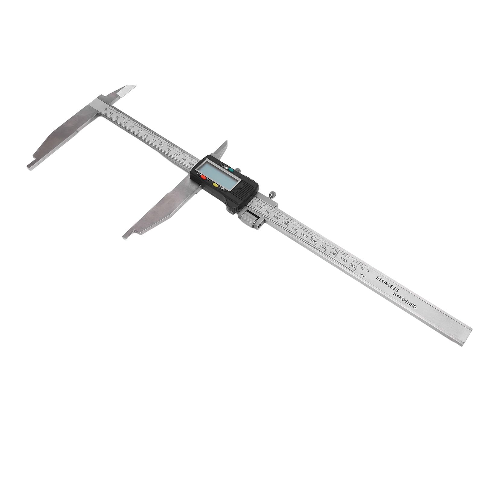 Zerodis Calibro Digitale, Strumento di Misura 0-300mm con Schermo LCD e Trasferimento Dati RS232, per Gioiellieri Hobbisti Falegnami Meccanici