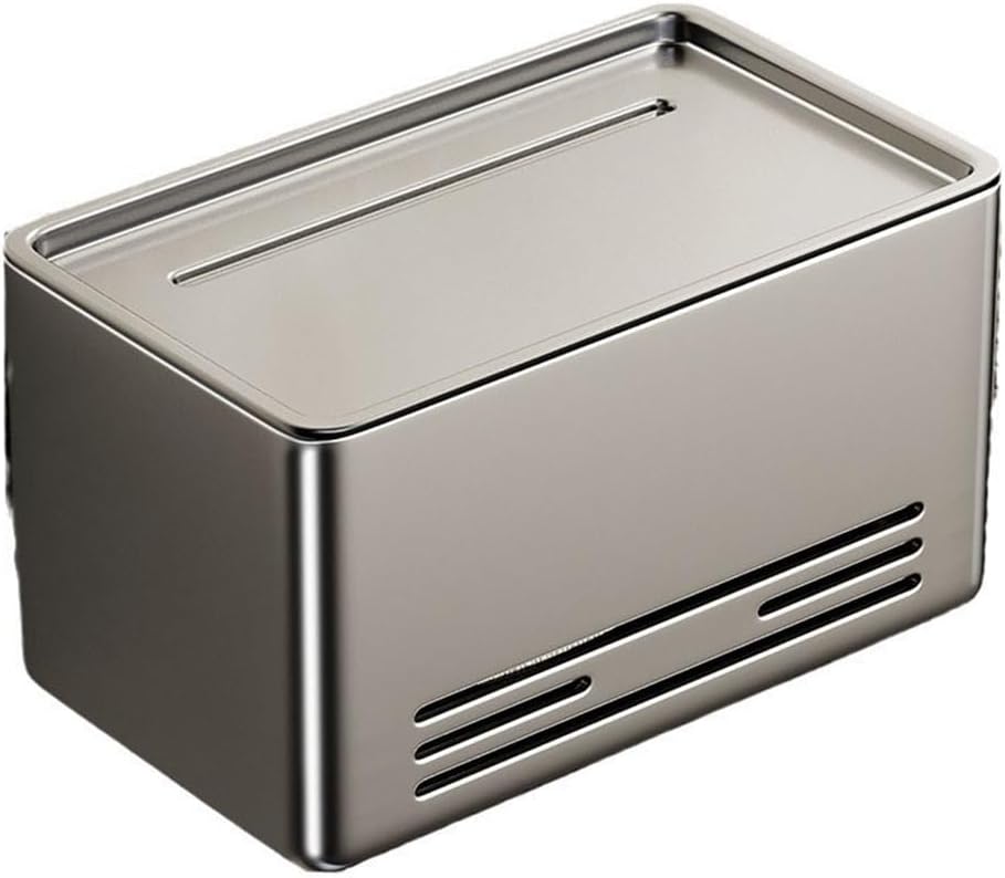 Toilet Paper Box Perforation-Free Waterproof Wall Mounted Roll Holder Tissue Dispenser