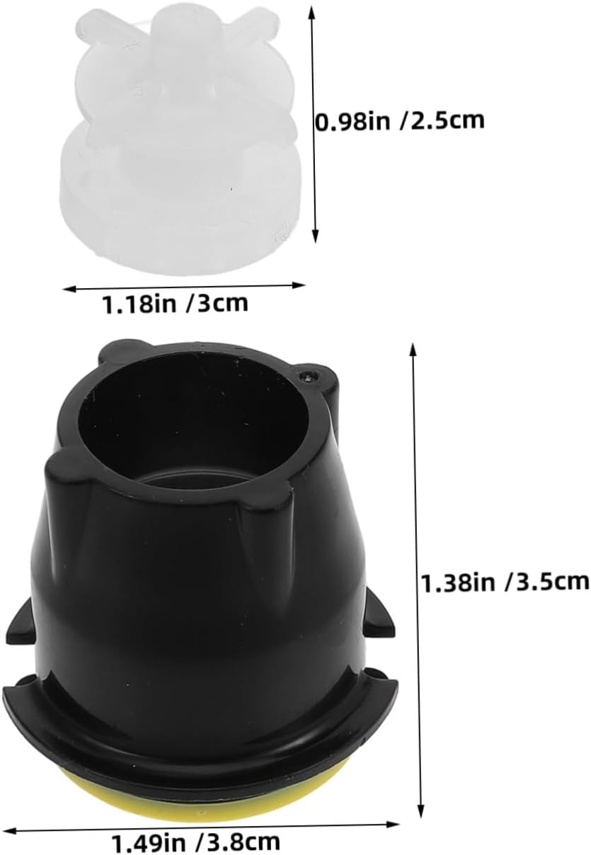 2 Sets Soda Valve Assembly for Beverage Dispenser, Silicone Inner Nozzle with Precision Leak Prevention and Optimal Output Efficiency, Compatible with Drink Machines for Cafe