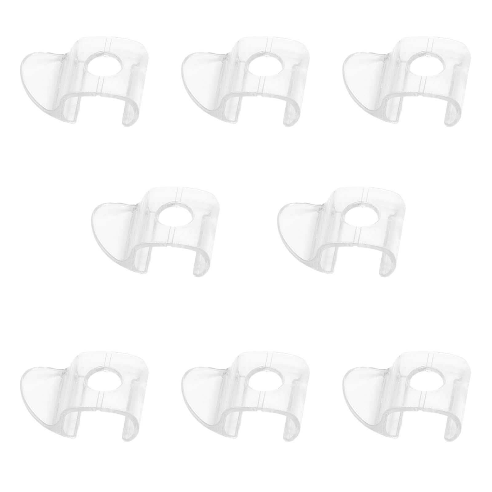 8PCS Cordless Honeycomb Shade Lift Handles?Cordless Pleated Window Shades Handle?Clear Blind Cordless Handles?for Cordless Blinds Bottom Rail?Handles Lifting Clamp Pull for Shades Bottom Rail Or Rod