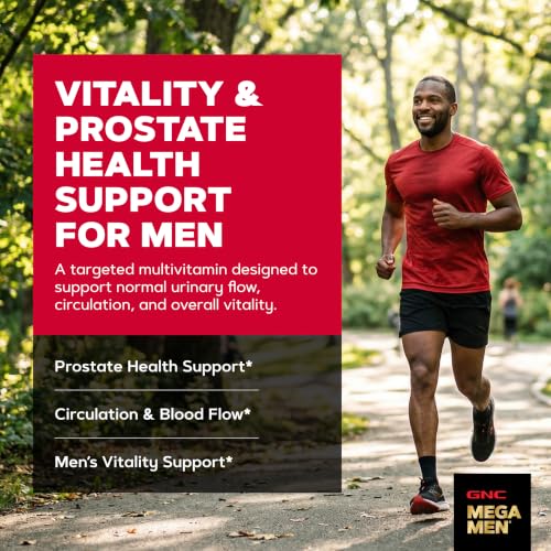 GNC Mega Men Prostate & Virility Multivitamin for Men, 90 Count - Image 2