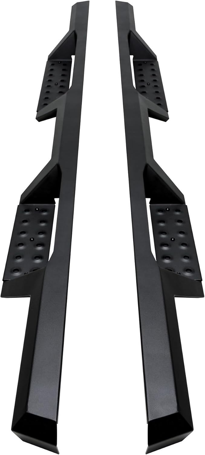 Westin 56-11685 HDX Drop Nerf Bars fits 1999-2013 Silverado Sierra 1500 2001-2019 Silverado Sierra 2500 3500 Extended Cab Textured Black Pair