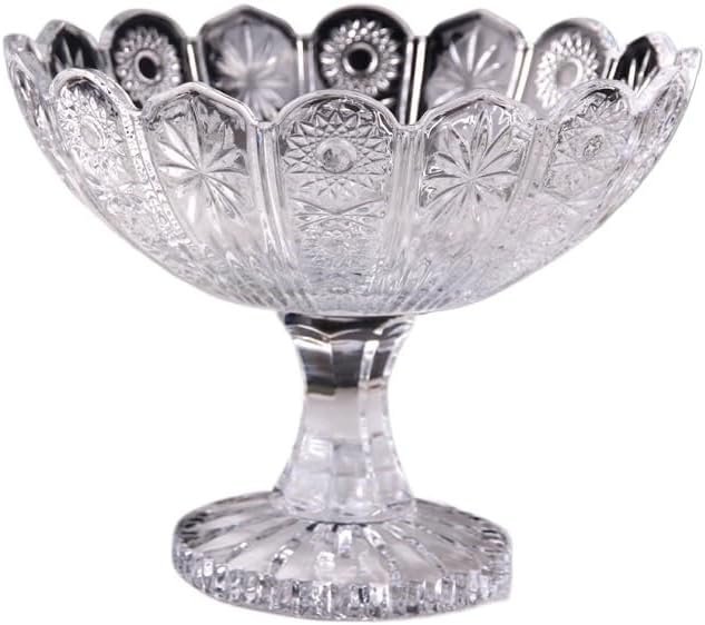 Tall Feet Fruit Platter Creativity Living Room Crystal Candy Bowl