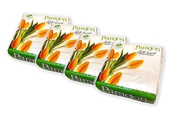Paragon Silk Touch Tissue Paper | 2 Ply Tissue | 50 Tissues in a Pack | Pack of 4