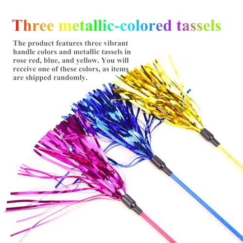 ADUCK Brinquedos para Gatos, Brinquedo Interativo com Varinha de Provocação E Borlas, Coletor de Min