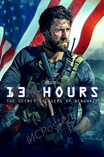 MCPosters - 13 Hours The Secret Soldier of Benghazi Glossy Finish Movie Poster - MCP709 (24" x 36" (61cm x 91.5cm))