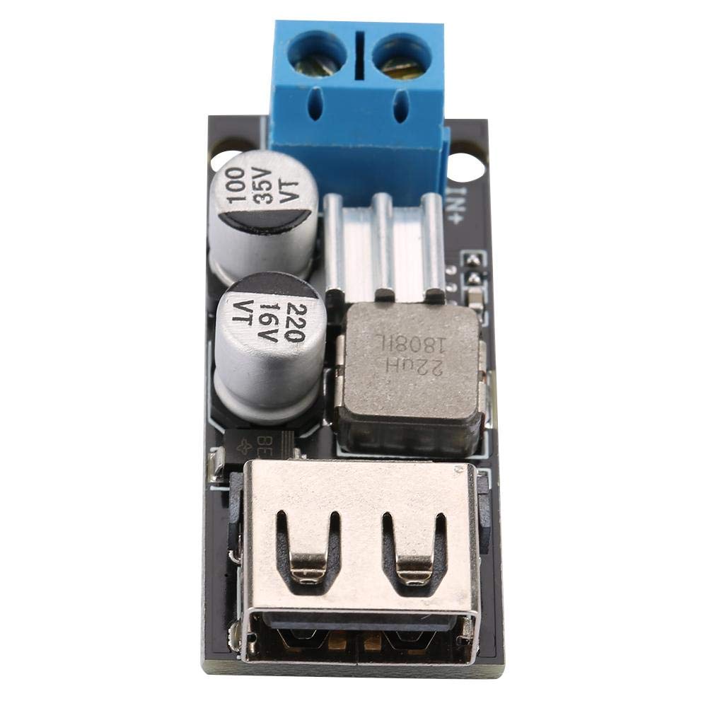 Modulo di tensione DC-DC, 12V 24V 6V-32V a 5V QC 3.0 Modulo di alimentazione di ricarica rapida USB Voltage Convertitore di tensione DC-DC Modulo di alimentazione