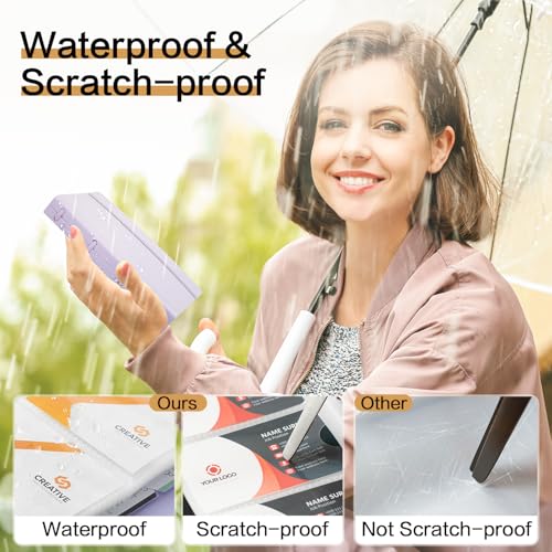Image of deli Business Card Holder, 180 Cards Book Portable Business Card Organizer