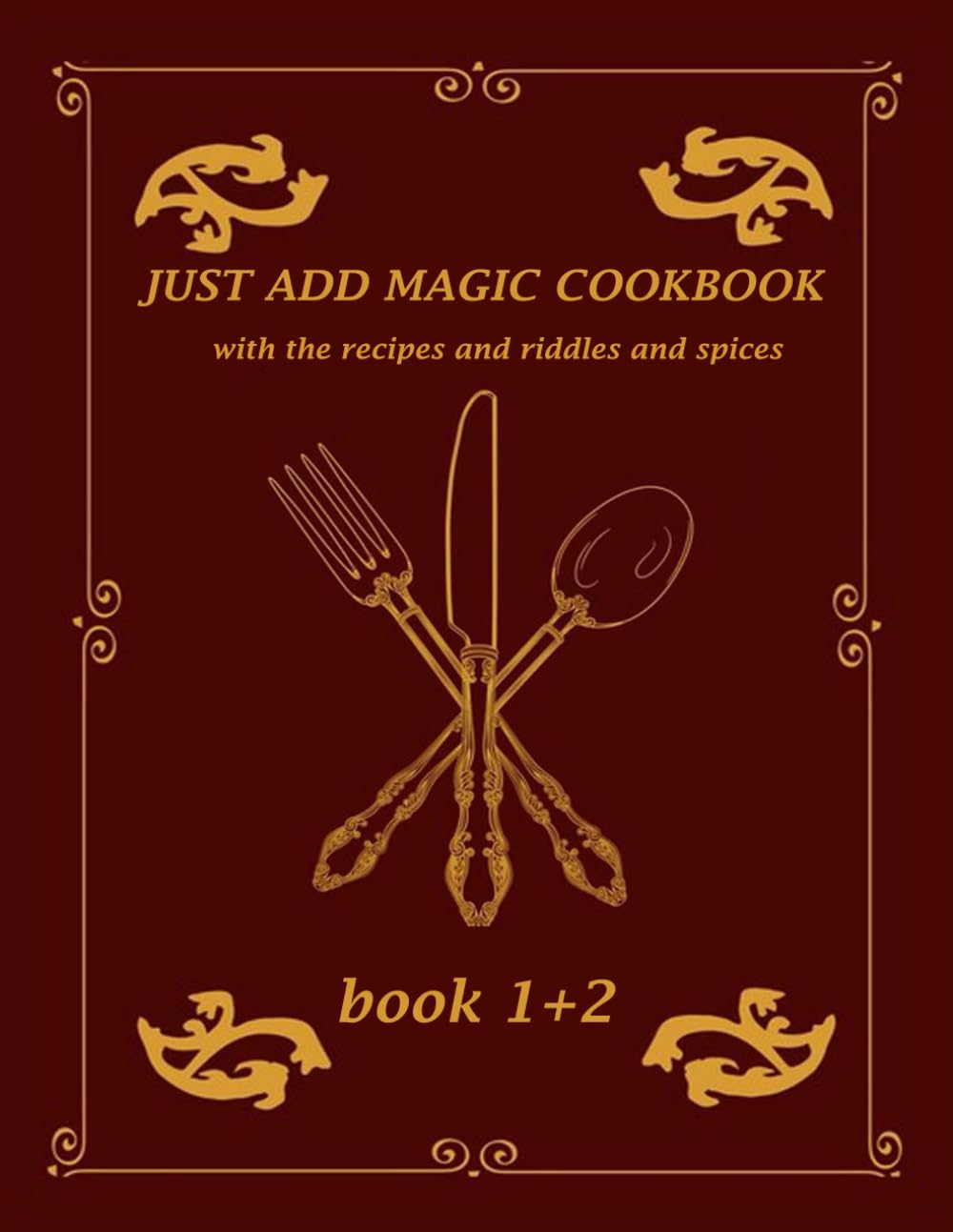 Just AddMagic Cookbook: With the recipes and riddles and spices book 1 and 2 Paperback – Large Print, 30 Oct. 2023