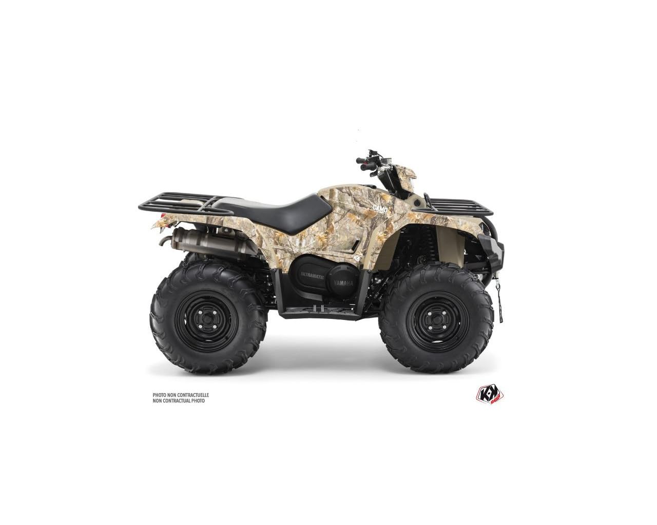Kit déco quad camo Yamaha 450 Kodiak sable pour modèles 2018 à 2023
