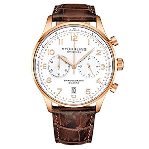 Stuhrling Original 4012.4 Quartz Chronograph Dress Watch