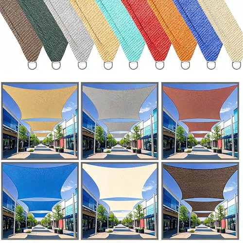 Voile d'ombrage contre le vent et la chaleur pour balcon et camping - 8