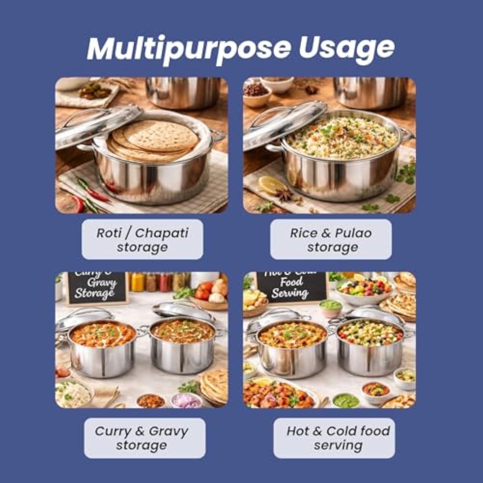 GET Casserole 500ml Big Size with Lid