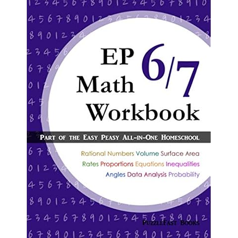 EP Math 6/7 Workbook: Part of the Easy Peasy All-in-One Homeschool Cover