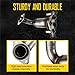 KAC Stainless Steel Catalytic Converter for 2.4L 4WD, Caliber 2007-2008, Compass 2007-2017, Patriot 2007-2017 Automotive Replacement Catalytic Converters 674-871, 16618 - EPA Compliant