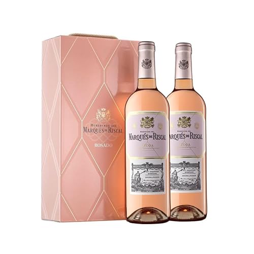 Marqués De Riscal - Vino Rosado Denominación De Origen Calificada Rioja - Estuche 2 Botellas X 750 Ml - Total 1500 Ml