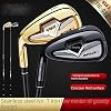 Golf-Club-Hierro-Mano-Izquierda-Golf-Hierros-Mens-NSR37-Practica-Profesional-Polo-RS-Eje-Acero-Inoxidable-Cabeza-Golf-Driver-Deportes