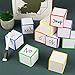 28 Pieces Dry Erase Blocks Foam Blank Dice Set with Marker Colorful Dry Erase Cubes for Learning Playing Game Dinner Decider Classroom School Supplies
