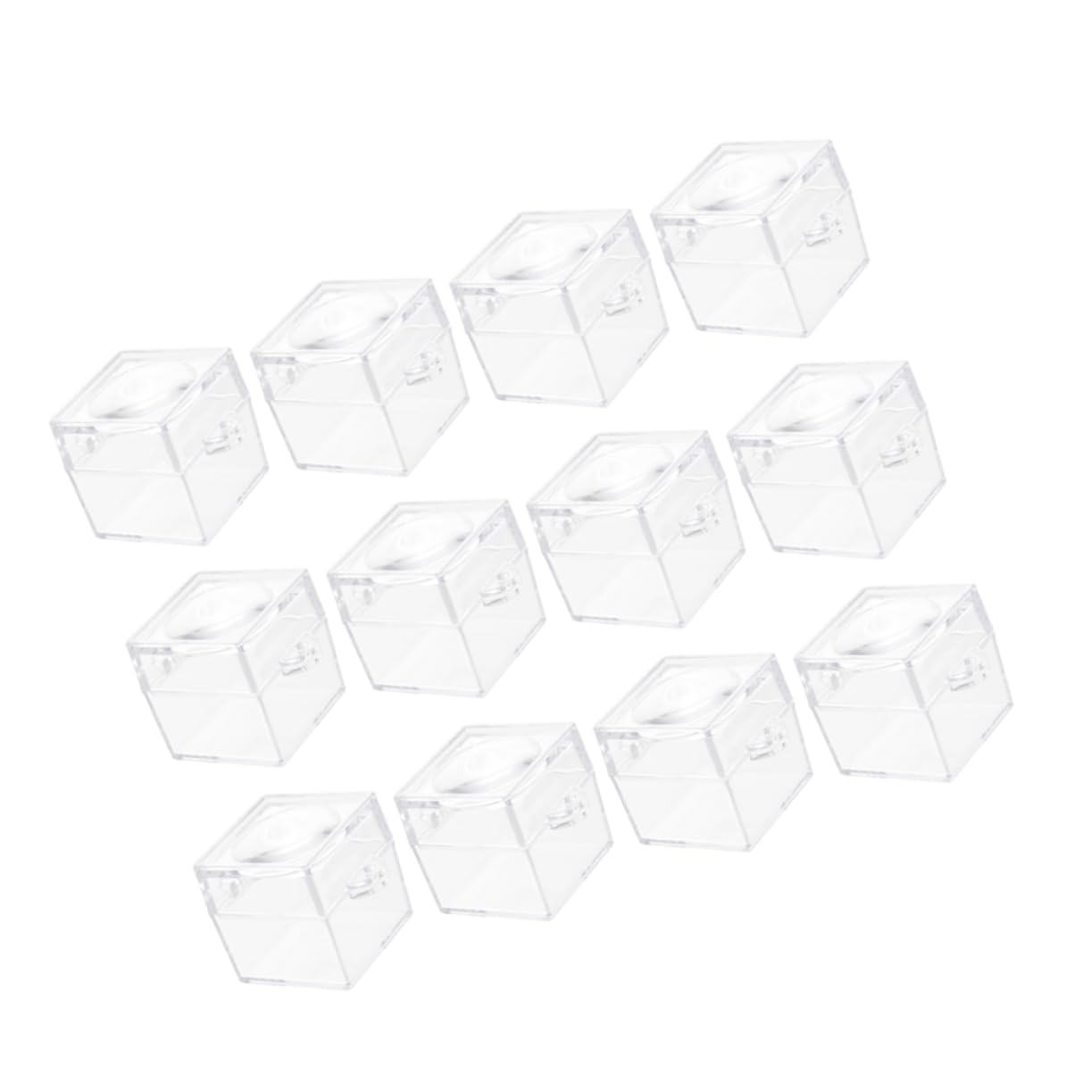 SOLUSTRE 60stücke Vergrößerungsboxen Für Insektenbeobachtung Hochtransparente Lupendose Mit Eingebautem Vergrößerungsglas Für Naturerkundung Und Lernzwecke