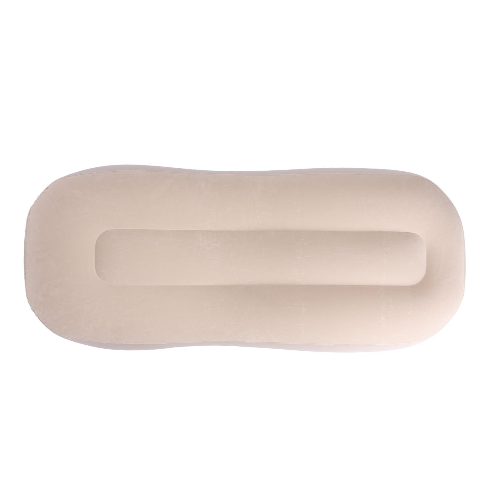 Aramox Sillón Inflable Automático, Sofá Reclinable de Tela Flocada con
