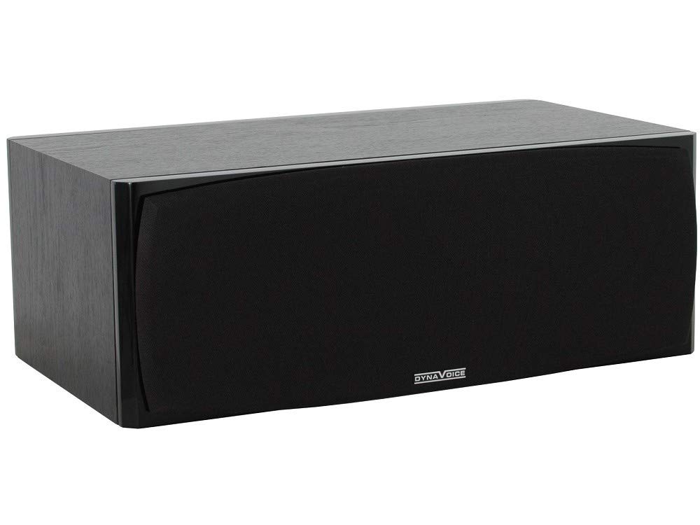 Dynavoice Definition DC-5 Altavoz Central 3 Vías para Cine en Casa | 125W RMS | 36-32000 Hz | Frontal Negro Brillante, Chasis Negro Mate, Rejilla Tela Negra | NO Bluetooth