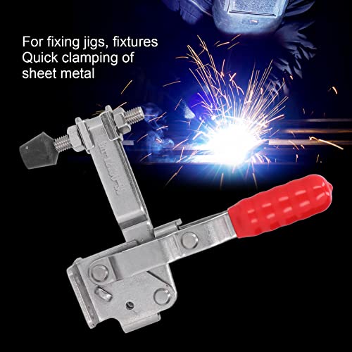 LOCADENCE Quick Release Toggle Clamp, Stainless Steel Push Pull Quick Release Vertical Toggle Latch Clamp for Home Decoration, Equipment Installation