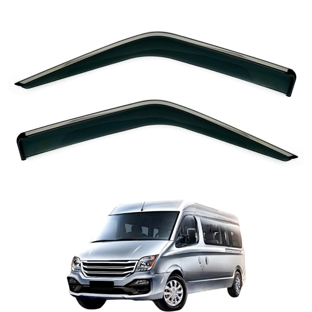 Qoemrhelt Normal 4Pc Set In-Channel Wind Deflectors, For Maxus V80 / Ldv V80 2004-2023 Window Visors Rain Guards Vent Visors Rain & Sun Protection,Car Accessories