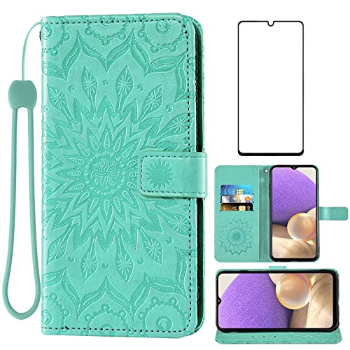 Housse Samsung A32 5G avec porte-cartes et support vidéo