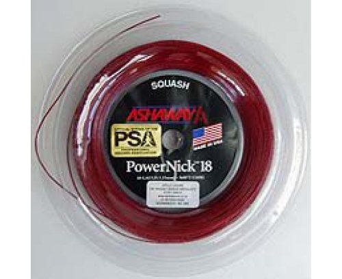 ASHAWAY Power Nick 18 Corde de Squash 110 m