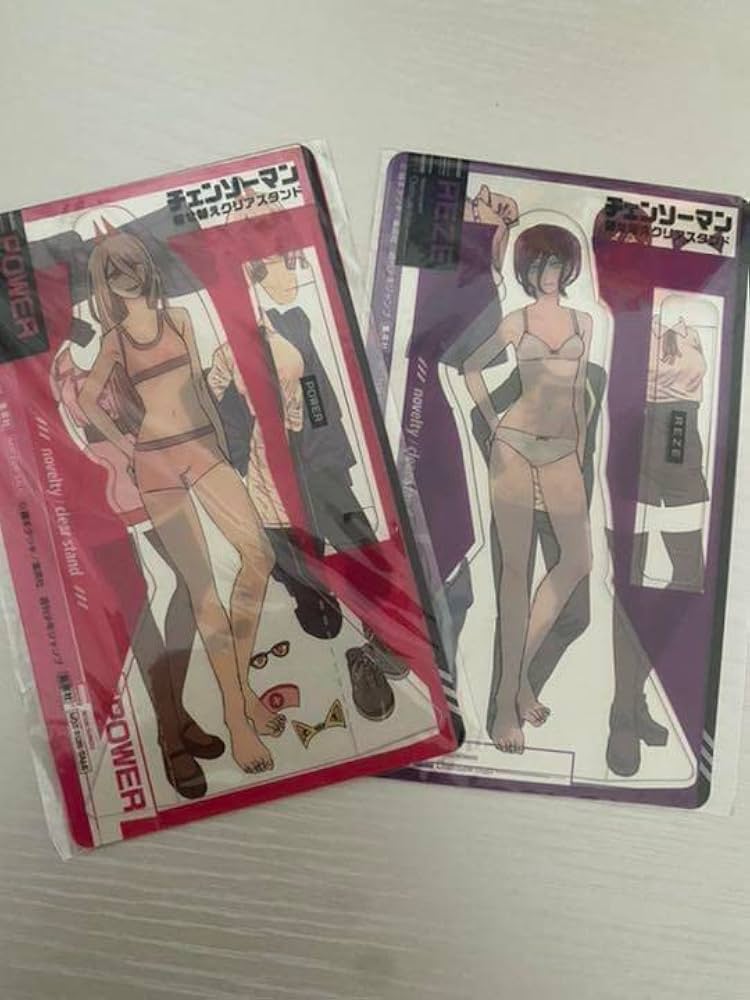 Amazon.co.jp: チェンソーマン 着せ替えクリアスタンド レゼ パワー