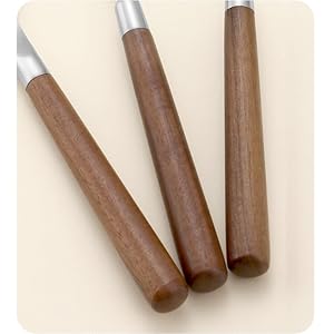 24-Piece Matte Silverware Set GULSARAYI Wood Handle Flatware Set for 6 Cutlery 18 8 Stainless Steel Utensil Sets Spoons And Forks Set Walnut Handle Ergonomic Durable Daily Household Use 24 Piece Matte Silverware Set GULSARAYI Wood Handle Flatware Set for 6 Cutlery 18 8 Stainless Steel Utensil Sets Spoons And Forks Set Walnut Handle Ergonomic Durable Daily Household Use